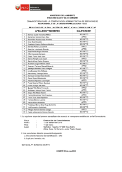 apellidos y nombres calificación