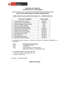 ministerio del ambiente proceso cas nº 217-iii-2016