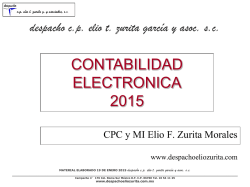 Anexo 24 Catálogo de cuentas - Despacho CP Elio T. Zurita y