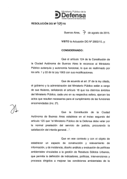 DG 489-15 - Ministerio Público de la Defensa