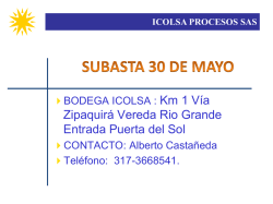 Diapositiva 1 - Icolsa Procesos S.A.S