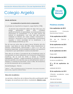 Colegio Argelia - Asociación Alianza Educativa