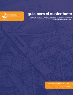 Gu&iacute;a de examen - Registro a EGEL