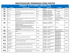 investigacion terminada zona poster