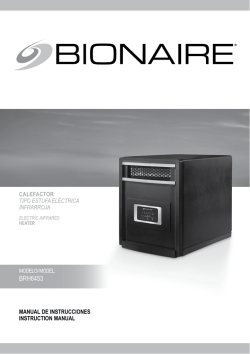 BRH6453 - Calefactor tipo estufa eléctrica infrarroja