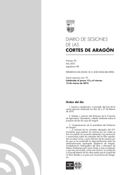 DSCA n&deg;95 - Cortes de Arag&oacute;n