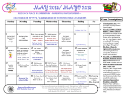 MAY 2015/ MAYO 2015