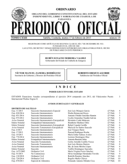 ORDINARIO I  N  D I  C  E