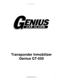 Inmobilizer -Genius- GT550