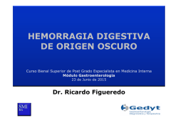 Hemorragia Digestiva de Origen Oscuro
