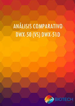 Comparativa DWX-50 DWX-51