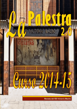 Revista digital LA PALESTRA 2.0 - 2014/2015