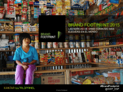 Informe Brand Footprint 2015 - Kantar Worldpanel España