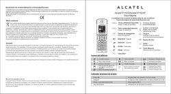 Alcatel IP1020/Alcatel IP1020P Guía Rápida