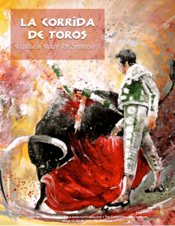 La corrida de toros - Room 2310-B: La clase de espa&ntilde;ol