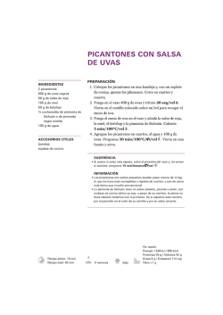 PICANTONES CON SALSA DE UVAS - Delegación Thermomix en