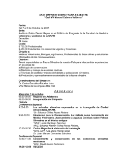 P R O G R A M A - Educaci&oacute;n Continua, FMVZ UNAM