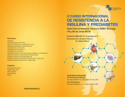 Programa - Sociedad Chilena de Endocrinología y Diabetes