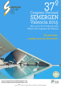Programa  - CONGRESO SEMERGEN Comunidad Valenciana