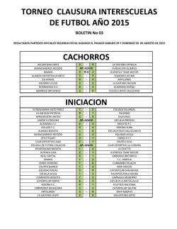 Boletin No 03