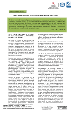Boletín ambiental N° 3 - Asociación Colombiana de Porcicultores