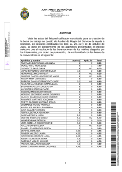 OPOSICION LIBRE PLAZAS CONSERJE