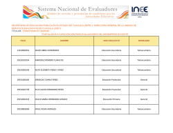 SECRETAR&Iacute;A DE EDUCACI&Oacute;N P&Uacute;BLICA EN EL