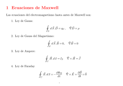 1 Ecuaciones de Maxwell