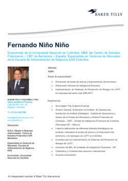 Fernando Niño Niño - Baker Tilly Colombia