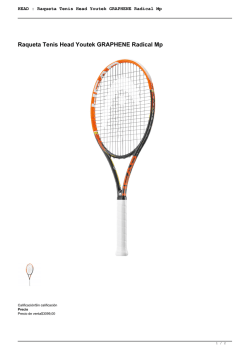 HEAD : Raqueta Tenis Head Youtek GRAPHENE Radical Mp