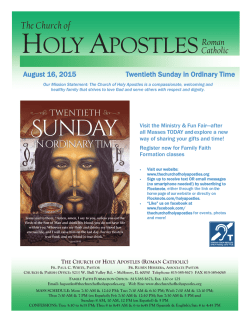 HOLY APOSTLES