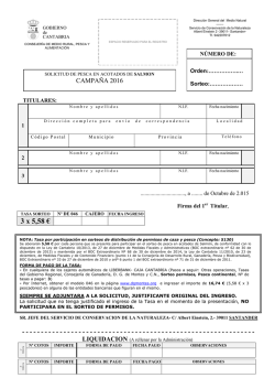 solicitud salmon cantabria 2016 - Dirección General de Montes Gob