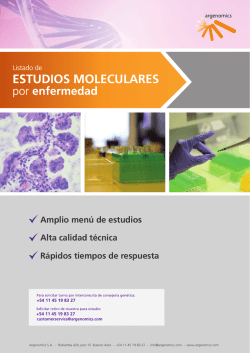 Estudios Moleculares