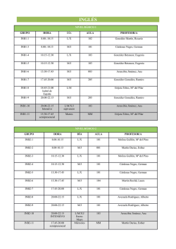 horario inglés 2015-2016
