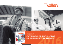 Invitación Catálogo 2015 - Vallen Proveedora Industrial