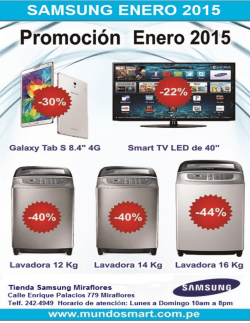 lista de precios - enero 2015