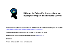 II Curso de Extensión Universitaria en