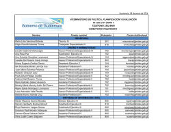 Nombre Puesto nominal Extensión Correo Institucional Marta Lidia