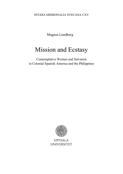 Mission and Ecstasy