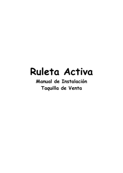Manual Instalacion Taquilla