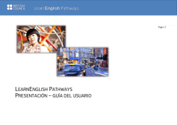 learnenglish pathways presentación – guía del