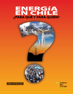 ENERGíA EN CHILE - ChileSustentable