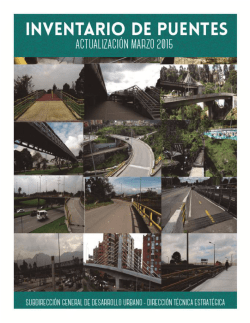 Inventario de Puentes 2015