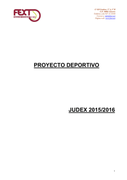 proyecto deportivo judex 2015-16