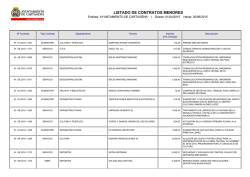 Listado Contratos menores segundo trimestre. Ayuntamiento (PDF