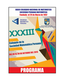 minicursos - Universidad Nacional Santiago Antunez de Mayolo