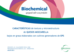 Ing. Alejandro Nine – Biochemical – Argentina
