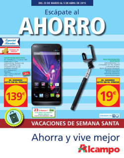 Escapate al Ahorro