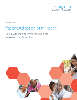 Patient Adoption of mHealth