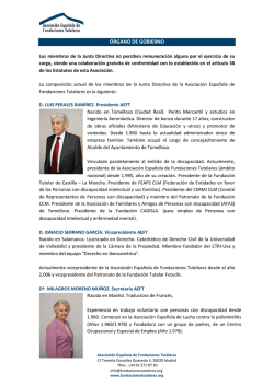 órgano de gobierno - Asociación Española de Fundaciones Tutelares